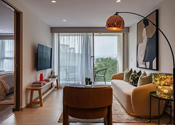 Condesa Penthouse With Rooftop Terrace And Bbq Appartement