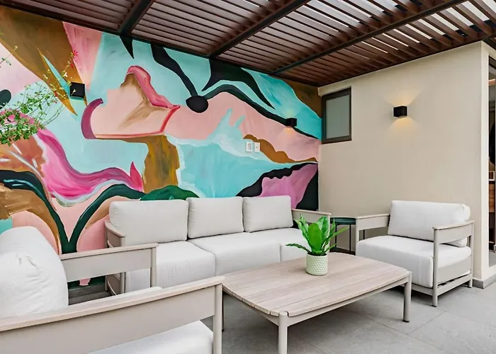 Condesa Penthouse With Rooftop Terrace And Bbq Appartement
