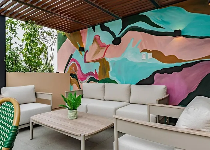 Condesa Penthouse With Rooftop Terrace And Bbq Appartement *