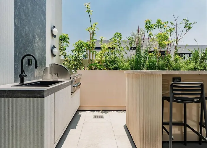 Condesa Penthouse With Rooftop Terrace And Bbq Appartement *